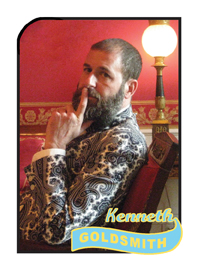 Kenneth Goldsmith Poetry Trading Card