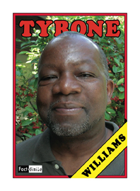 Tyrone Williams Poetry Trading Card